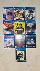 Lotto 10 giochi PS4 come nuovi