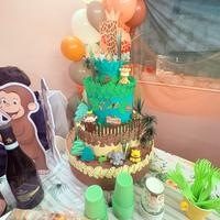 Torta scenografica giungla/savana