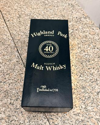 Box Highland Park 40 Years Old