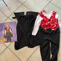 Vestito carnevale/halloween Dracula 3/4 anni