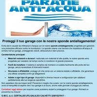 SPONDA PARATIA ANTI ALLAGAMENTO ANTI ACQUA GARAGE