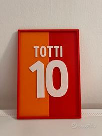 Quadro Roma Totti