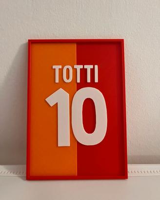 Quadro Roma Totti