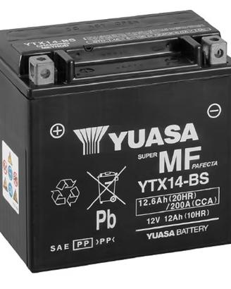 Batteria Yuasa YTX14-BS per Buell