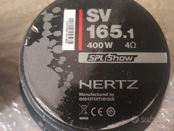 coppia di woofer da 16 hertz sv 165.1 spl show