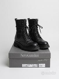 Anfibi Combat Boots NeroGiardini 