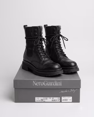 Anfibi Combat Boots NeroGiardini 