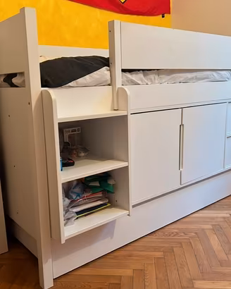 Letto soppalco armadio Maison du Monde