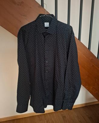 Caporiccio Camicia Uomo Blu Notte 44 17½ XL