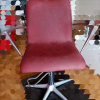 Sedia/poltrona elevabile MG anni '80 da barbiere