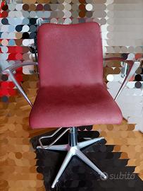 Sedia/poltrona elevabile MG anni '80 da barbiere
