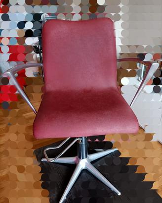 Sedia/poltrona elevabile MG anni '80 da barbiere