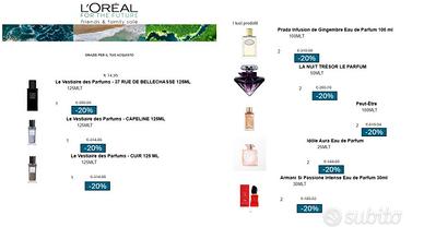 Profumi varie marche derivanti da stock