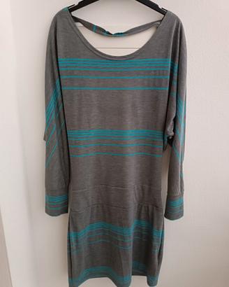 Vestito azzurro e grigio Vans