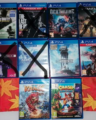 Giochi PS4 vari