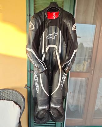 tuta moto alpinestar uomo  tg.52 