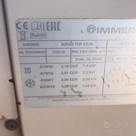 Pompa di calore aria acqua