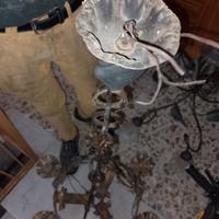 lampadario di ferro 