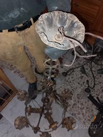 lampadario di ferro 