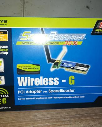 Scheda Rete LinkSys Wireless-G PCI Adpter