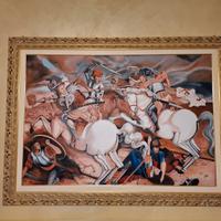 quadro la battaglia di Leonardo 