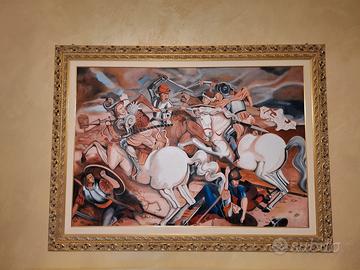 quadro la battaglia di Leonardo 