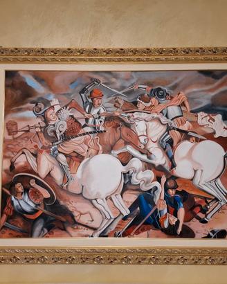 quadro la battaglia di Leonardo 