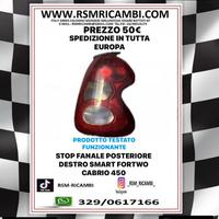 FANALE POSTERIORE  SMART CABRIO 450