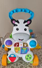 Carrello Fisher Price Zebra Primi Passi 