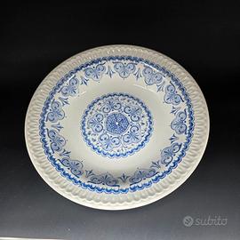 Piatto Vintage Decorato A Mano -Stile Antico Retrò