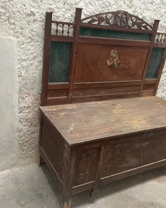 Cassapanca stile Liberty