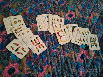 Mazzo di 40 carte da gioco piacentine plastificate
