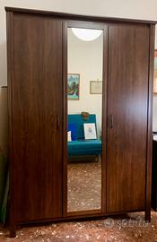 Armadio 3 ante Ikea Brusali con accessori - Nuovo