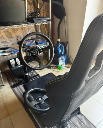 playseat simulatore di guida + Logitech G29 (+vola