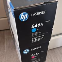 Hp cartucce toner blu magenta nuovo mai usato