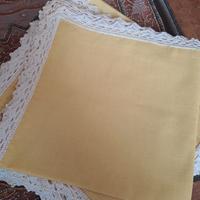 set tovaglioli vintage con trina