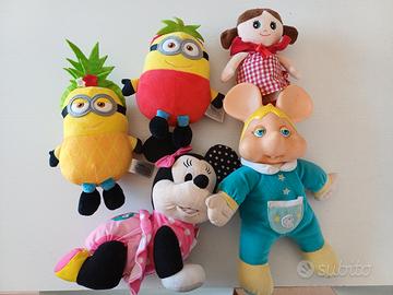 Lotto peluche vari