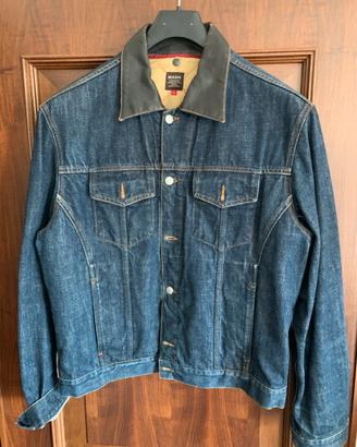 Giubbotto in jeans + felpa leggera Tg. L. 48