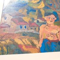 Giuseppe Serafini, 45x65,5 olio su cartone