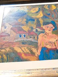 Giuseppe Serafini, 45x65,5 olio su cartone