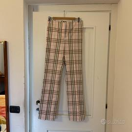 Pantaloni donna Burberry in cotone.