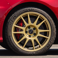 Cerchi Evocorse 8x18" - Nero matt e Oro - GR Yaris