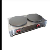 Crepiera professionale gas doppia