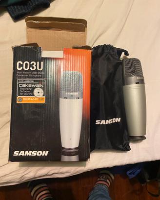 SAMSON- microfono a condensatore da studio