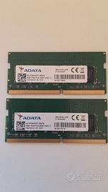 Adata 16GB RAM (x2 8GB)  DDR4