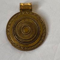 Pendente ottone realizzato a mano etnico