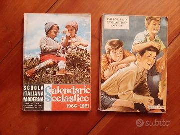 CALENDARIO SCOLASTICO La Scuola. 1956-57 e 1960-61