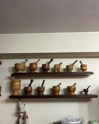 Mortaio in legno