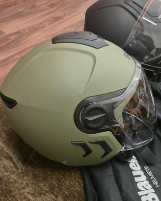 Casco Blauer H.T. – Jet/Open Face | Verde Militare