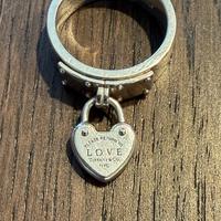 Anello Tiffany lucchetto cuore LOVE